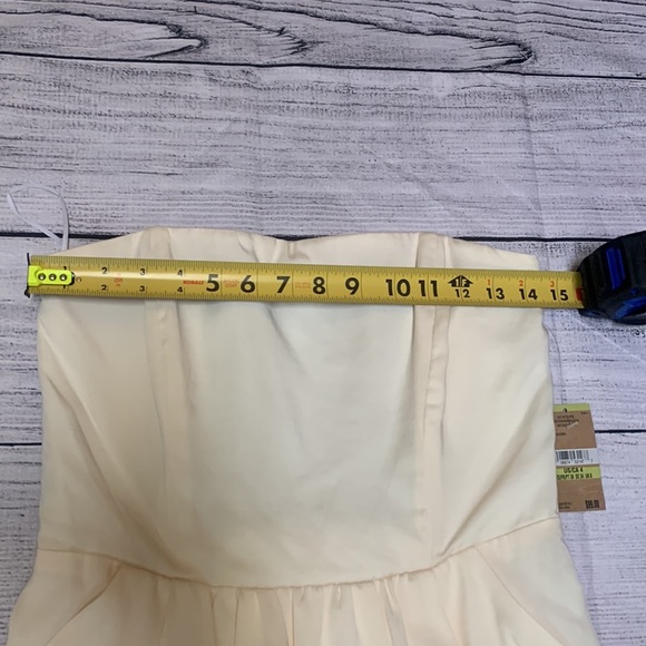 Rachel Roy Strapless Short Dress - Cream - Picture 13 of 15